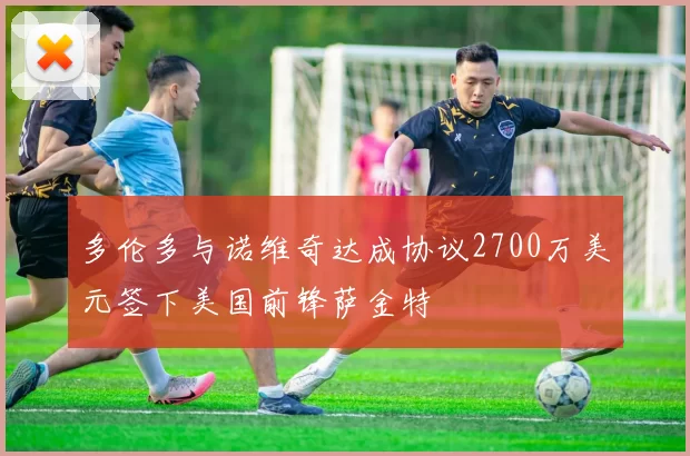 多伦多与诺维奇达成协议2700万美元签下美国前锋萨金特